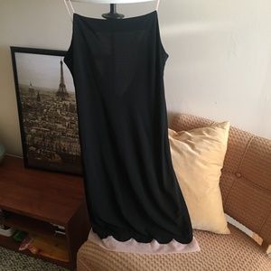Vintage DKNY slip dress with side slit